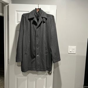 Mens Nautica Trench Coat